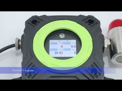 NO NO2 ไนโตรเจนออกไซด์ Ex db IIC T6 Gb Explosion Proof Certificate เครื่องตรวจจับก๊าซหลายตัวพร้อมปั๊มดูด