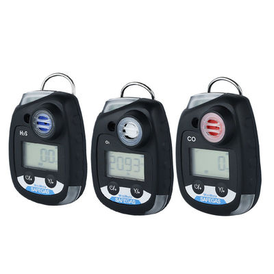Safegas Portable Single Gas Detector for SO2 with IP68 Protection 2-Year Standby and Sound Light Vibration Alarm