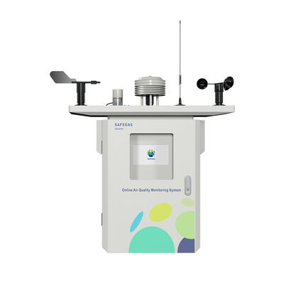 AQD5000 Ambient Air Quality Station with ppb Gas Detection, PM2.5/PM10 Measurement, and Weather Data Collection