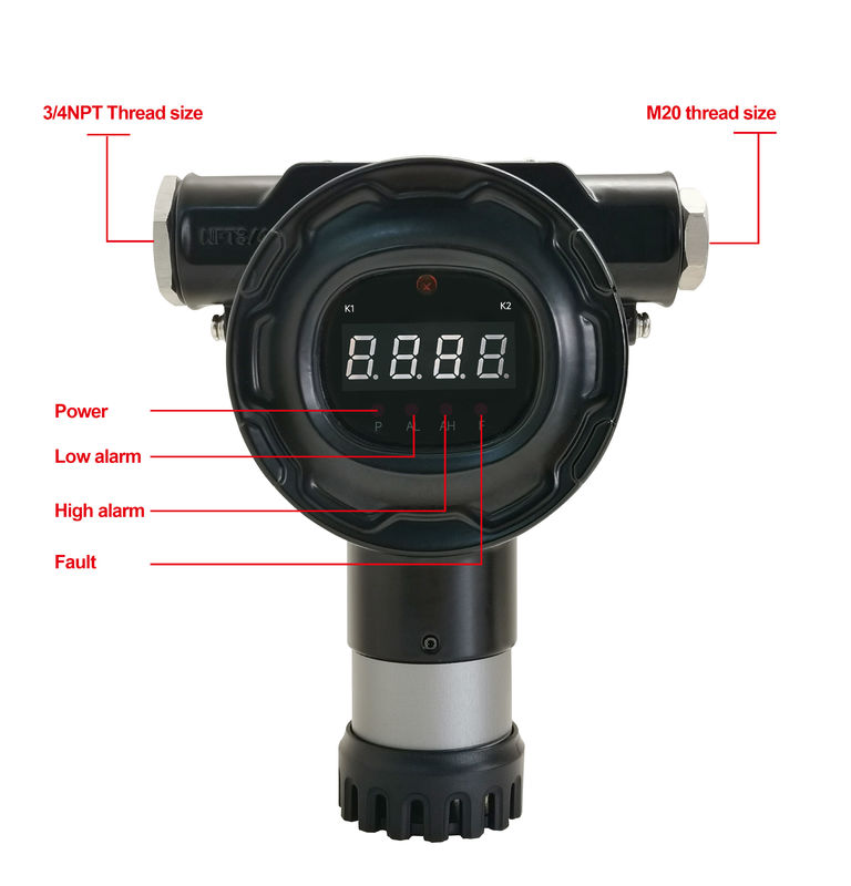ATEX and IECEX Certified Fixed Gas Detector with Wireless Transmission Option and IP66/68 Protection