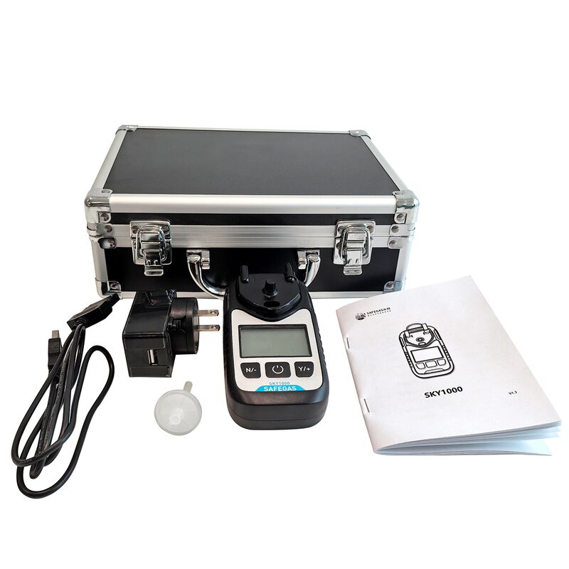 Explosion Proof Portable Single Gas Detector with Dual Suction and Data Logger for VOC Detection