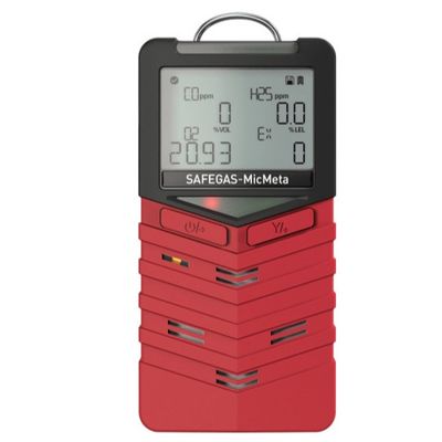 MicMeta IECEx/ATEX/EMC/Marine Certified Multi Gas Detector Portable สําหรับก๊าซ CO H2S O2 LEL ก๊าซ CO2 5